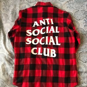 Anti Social Social Club flannel